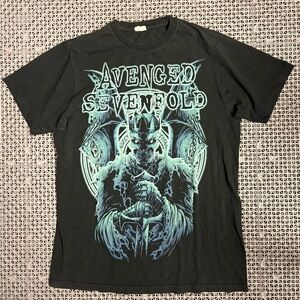 Avenged Sevenfold Black Graphic T-Shirt